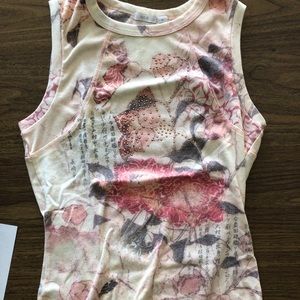 Flower tank top